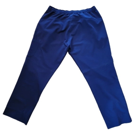 EXCEL Navy Blue Scrub Pants, Size Large Petite - Picture 4 of 8